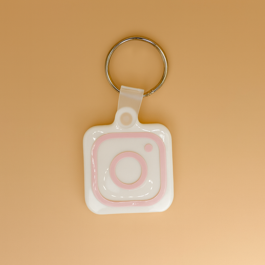 Instagram Nfc Business Card Keyring
