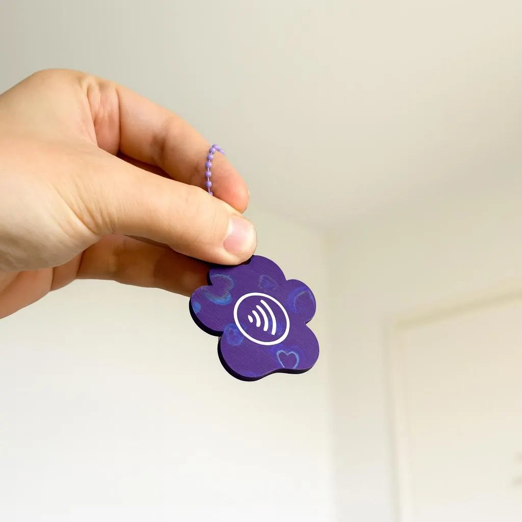 NFC Pet ID Tag Keyring